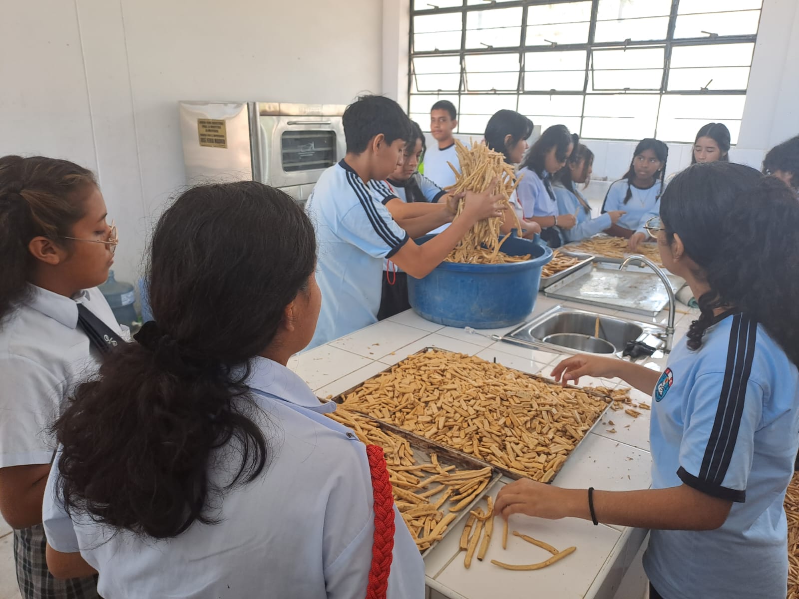 Preparación de la algarroba